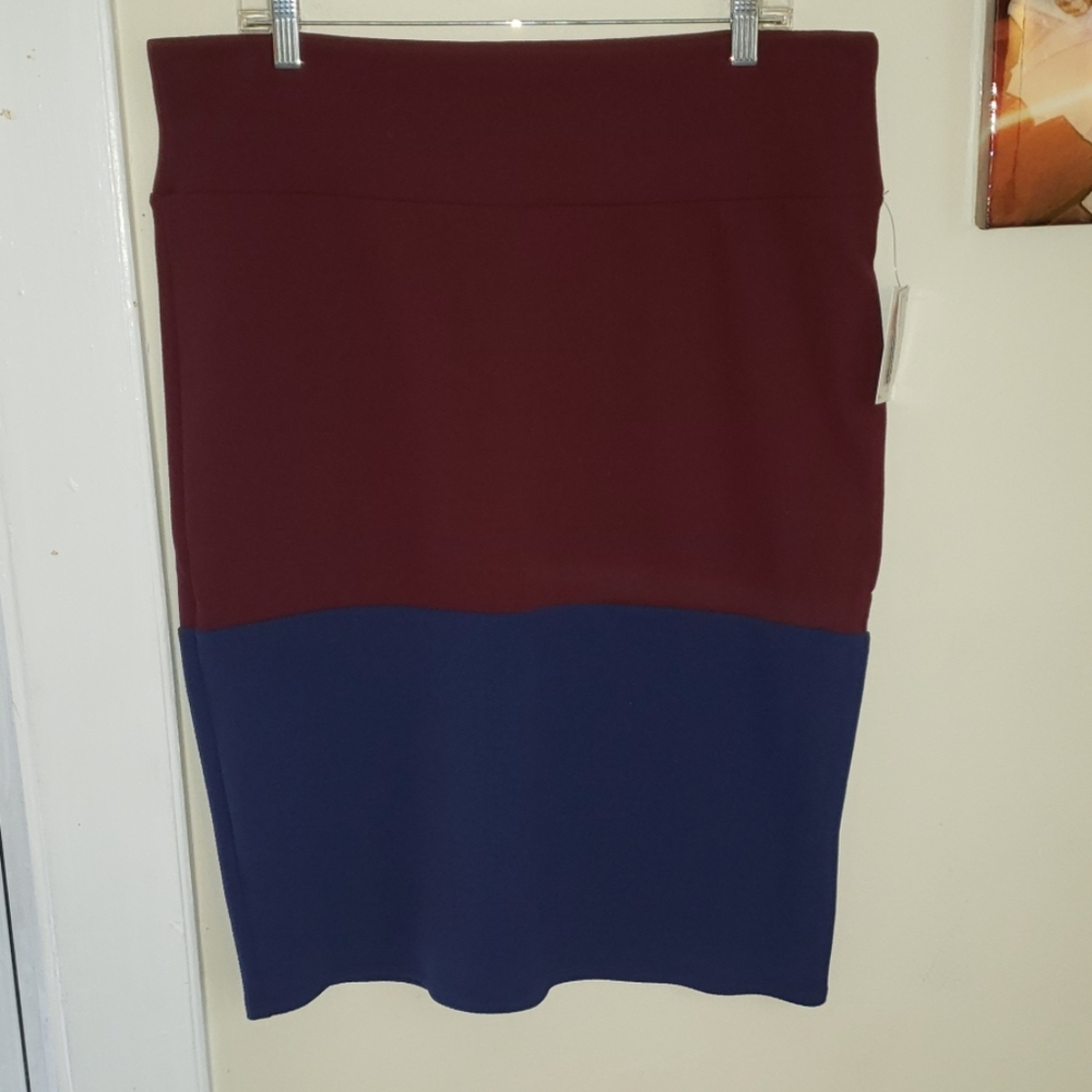 LuLaRoe Cassie Pencil Skirt 3XL